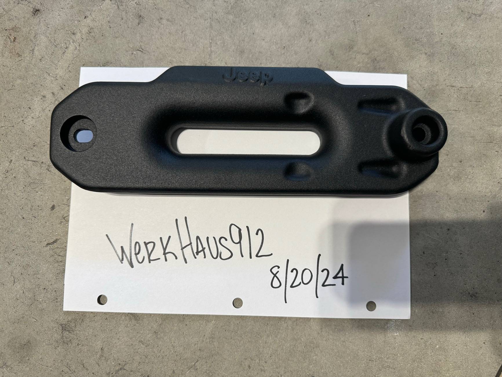 Jeep Gladiator Mopar Jeep Fairlead IMG_0344