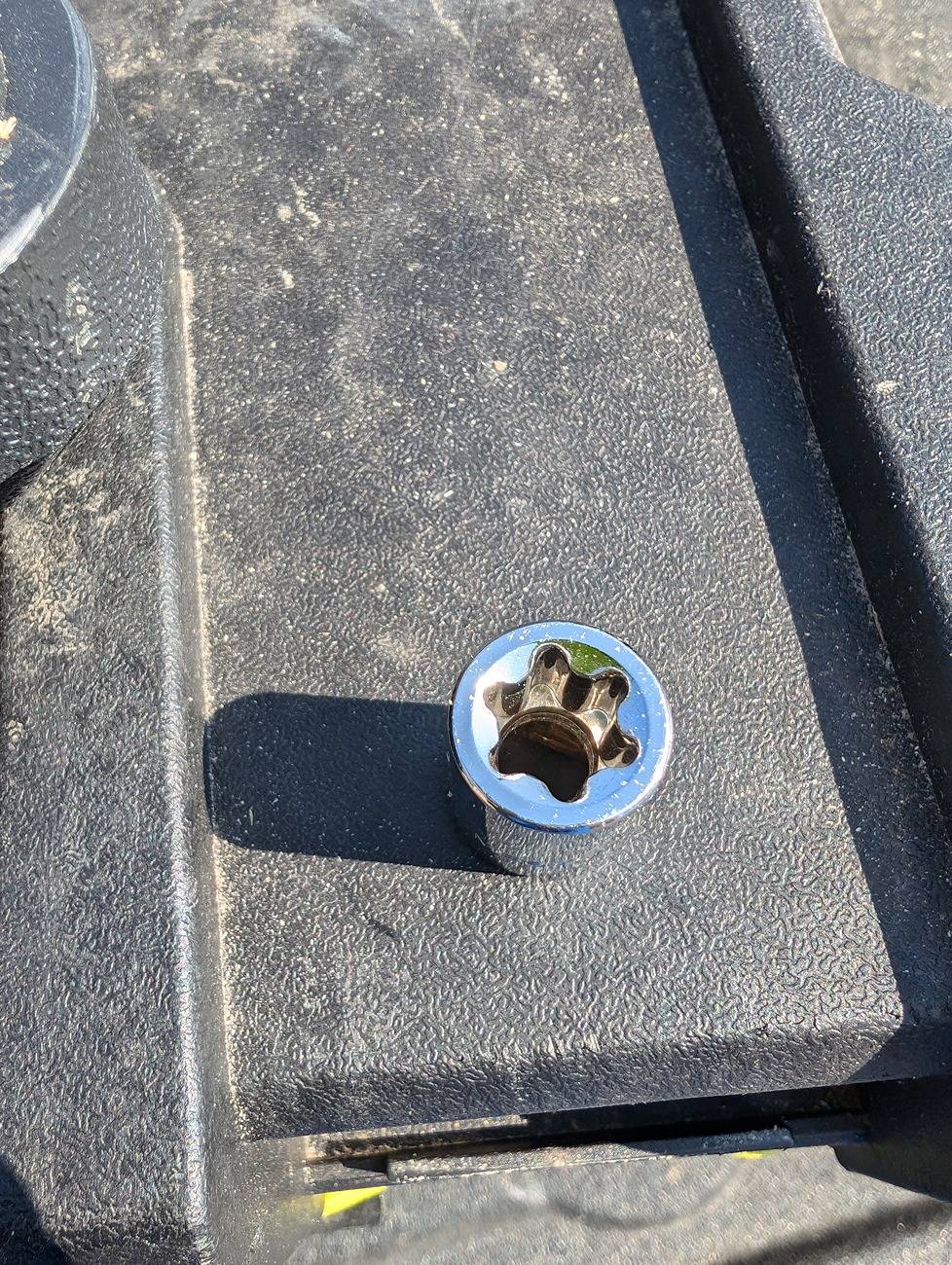Jeep Gladiator Rear Seat Delete - what size and type socket is required? PXL_20240826_200555935