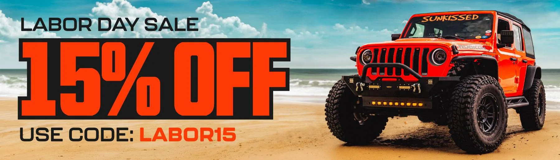 Jeep Gladiator Save BIG at ORACLE Lighting with our LABOR DAY SALE!!! laborday-promo-