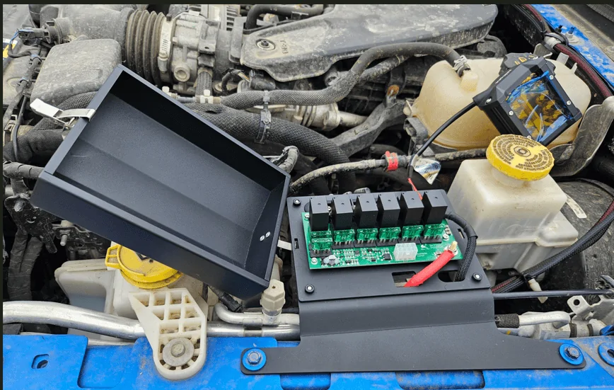 Jeep Gladiator thinking about adding a fuse relay box under rear seat 1724791893442-1