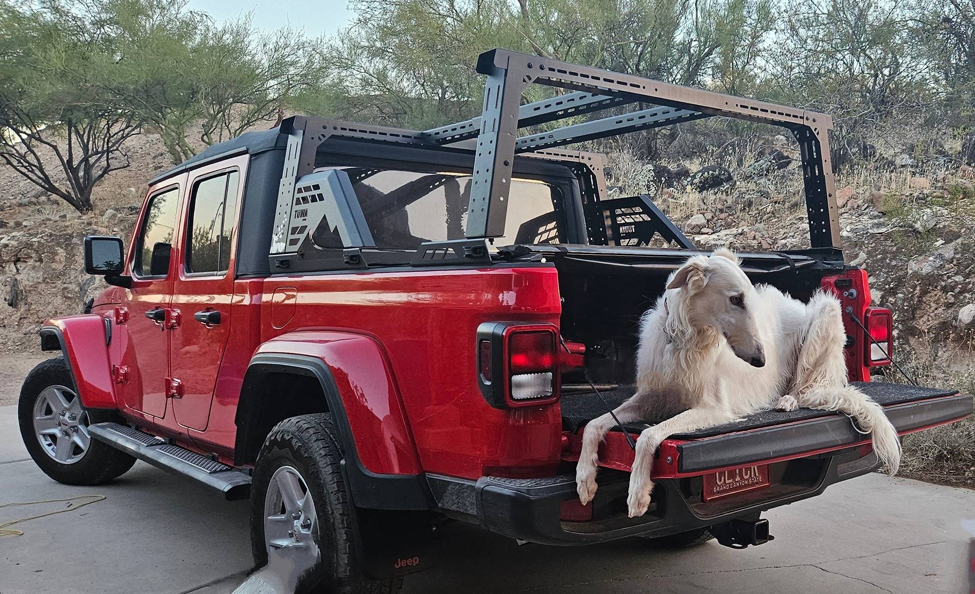 Jeep Gladiator Roll up tonneau and bed rack? 1000009464
