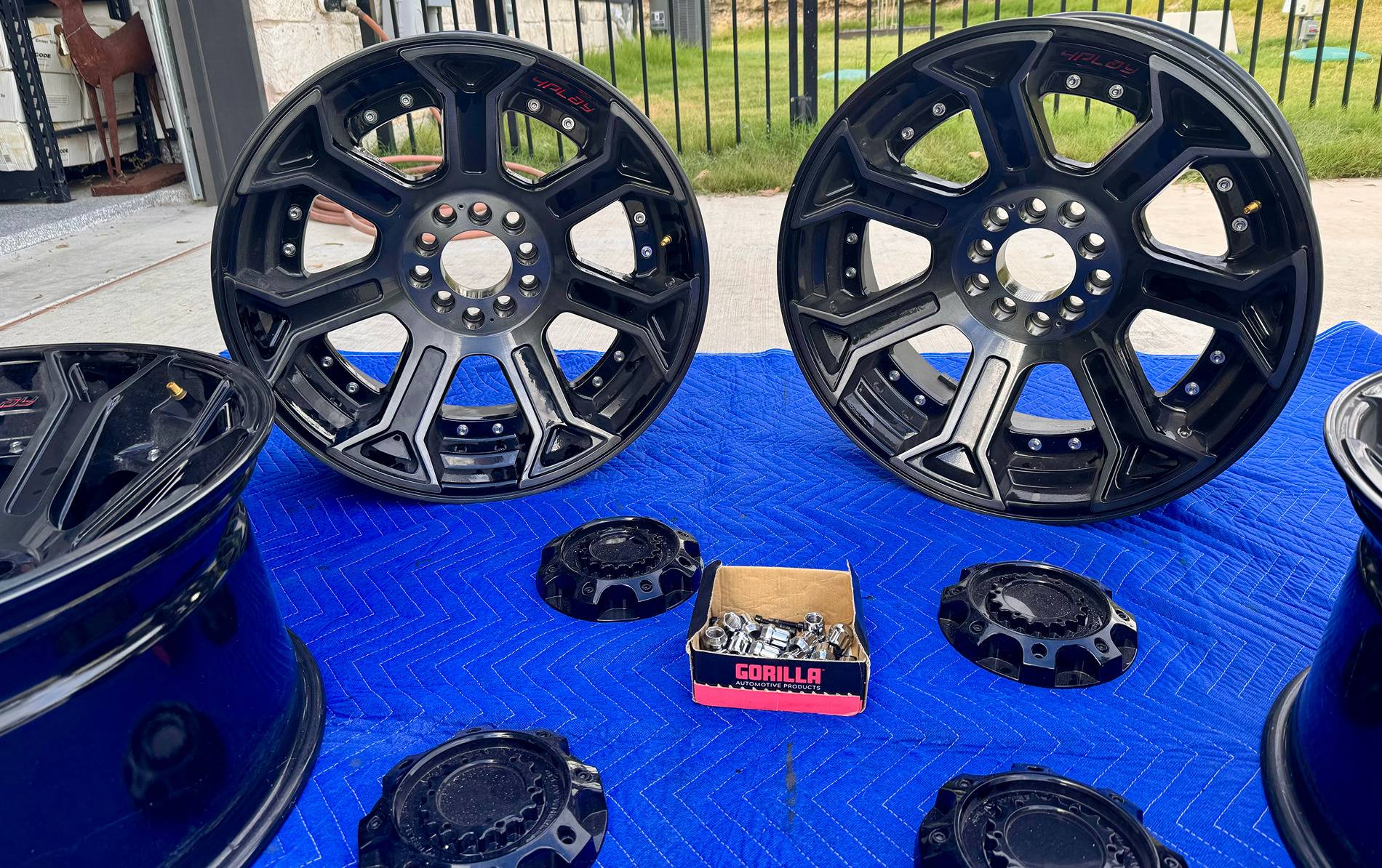 Jeep Gladiator *REDUCED* 4Play 4P70 Brushed Black Wheels; 20x10 IMG_0160