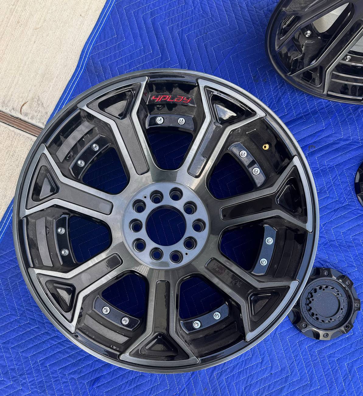 Jeep Gladiator *REDUCED* 4Play 4P70 Brushed Black Wheels; 20x10 IMG_0158