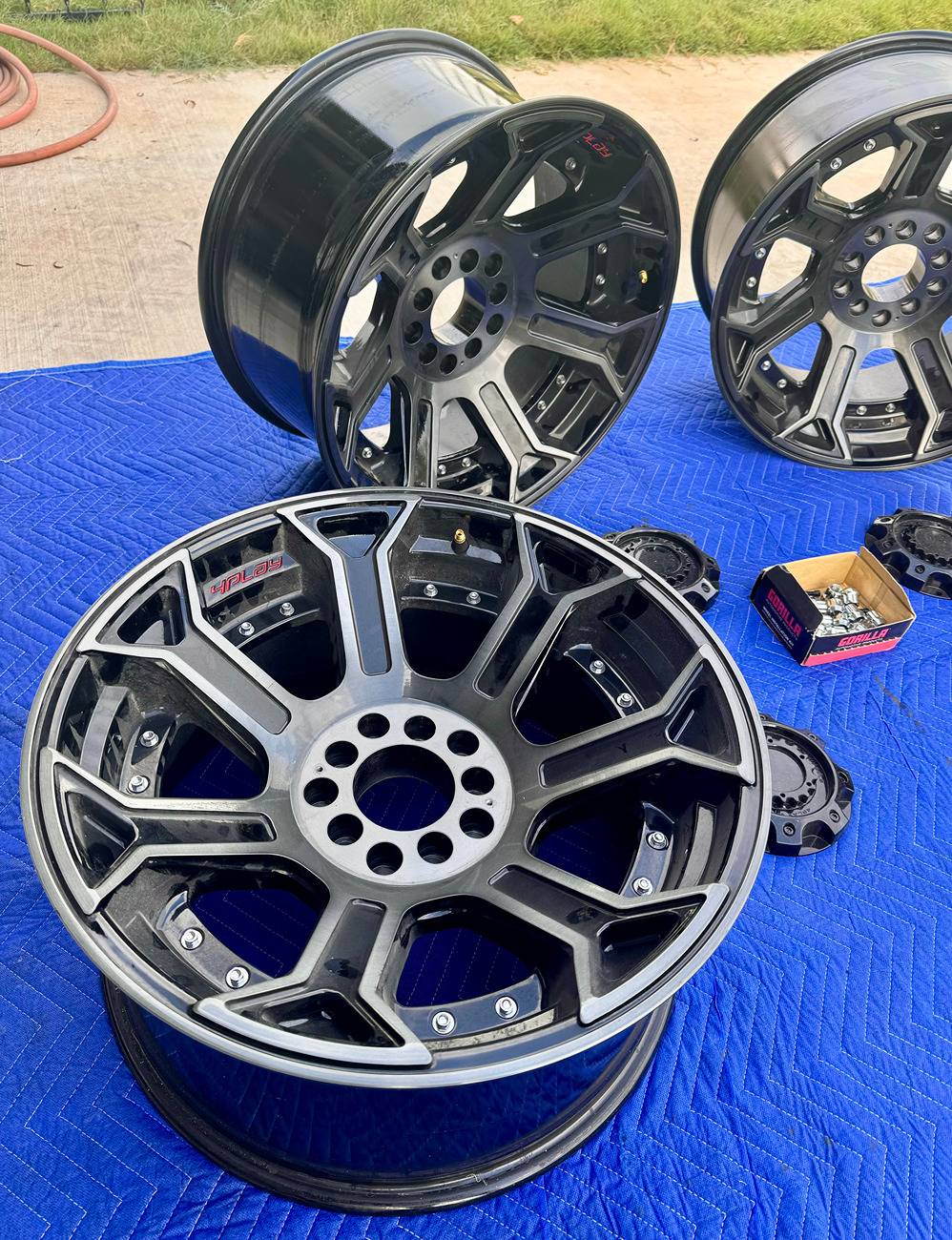 Jeep Gladiator *REDUCED* 4Play 4P70 Brushed Black Wheels; 20x10 IMG_0157