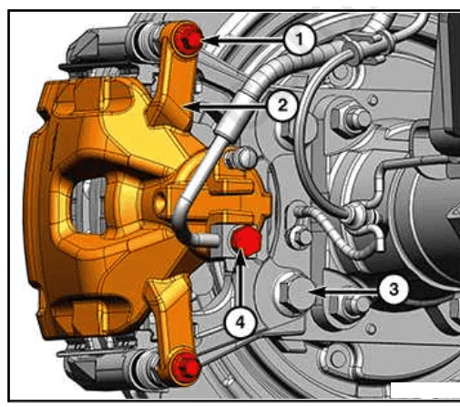 Jeep Gladiator Is this a normal orientation for the brake line? 1725034771721-bl