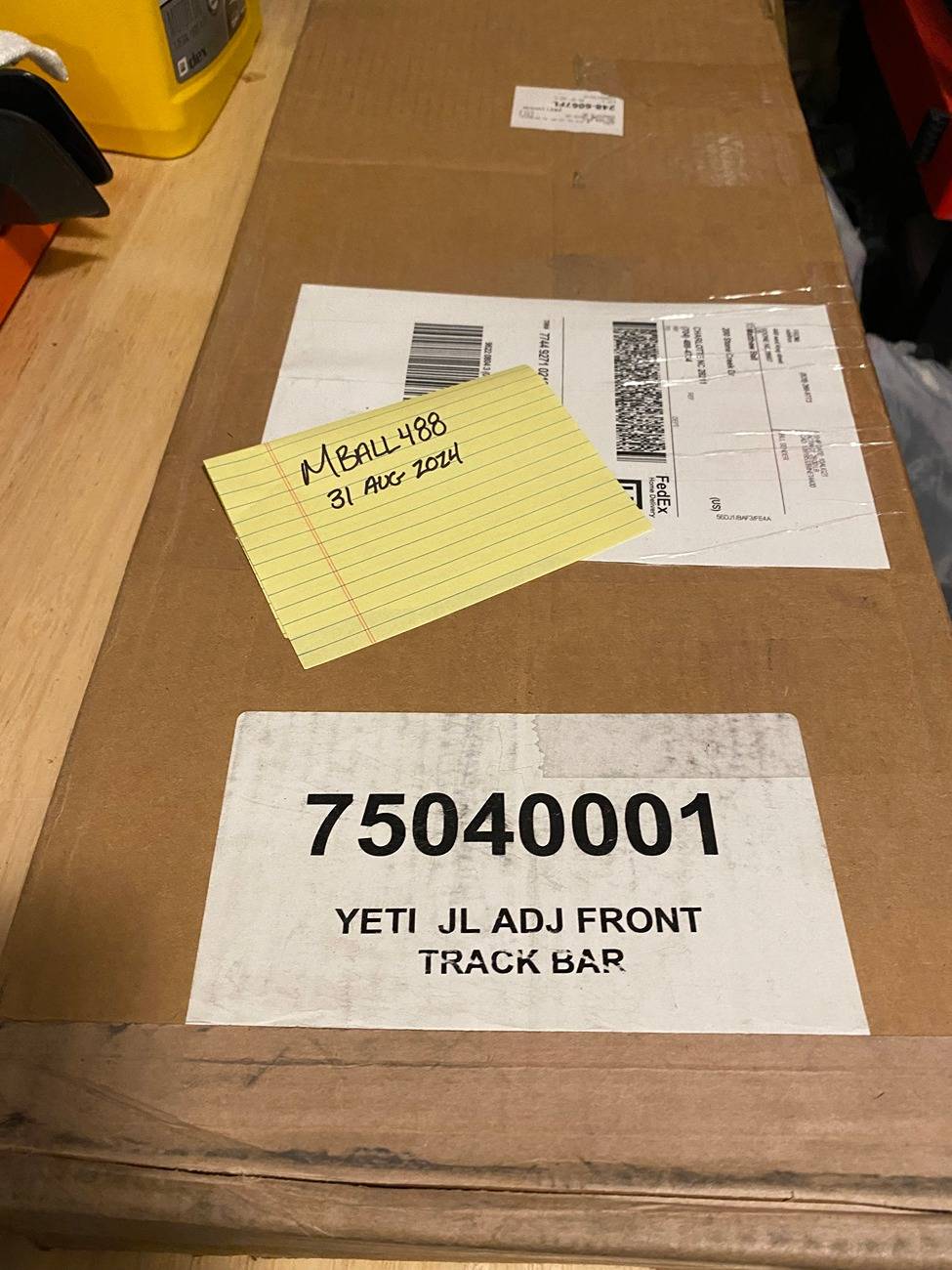 Jeep Gladiator NEW IN BOX(S) STEERSMARTS COMPONENTS Yeti XD Adj Front Track Bar JLJT.JPG