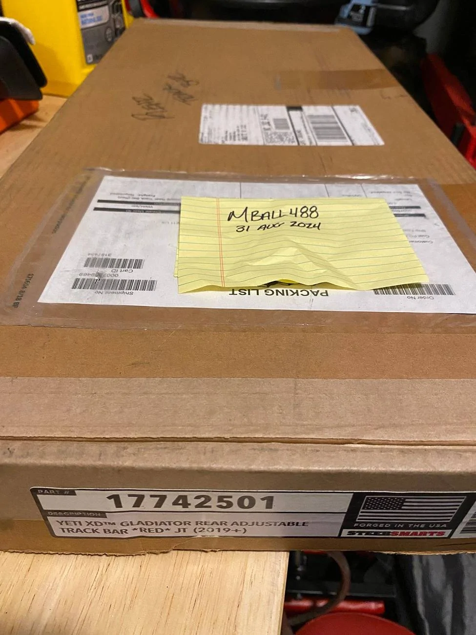 Jeep Gladiator NEW IN BOX(S) STEERSMARTS COMPONENTS Yeti XD Rear Adj Track Bar JT