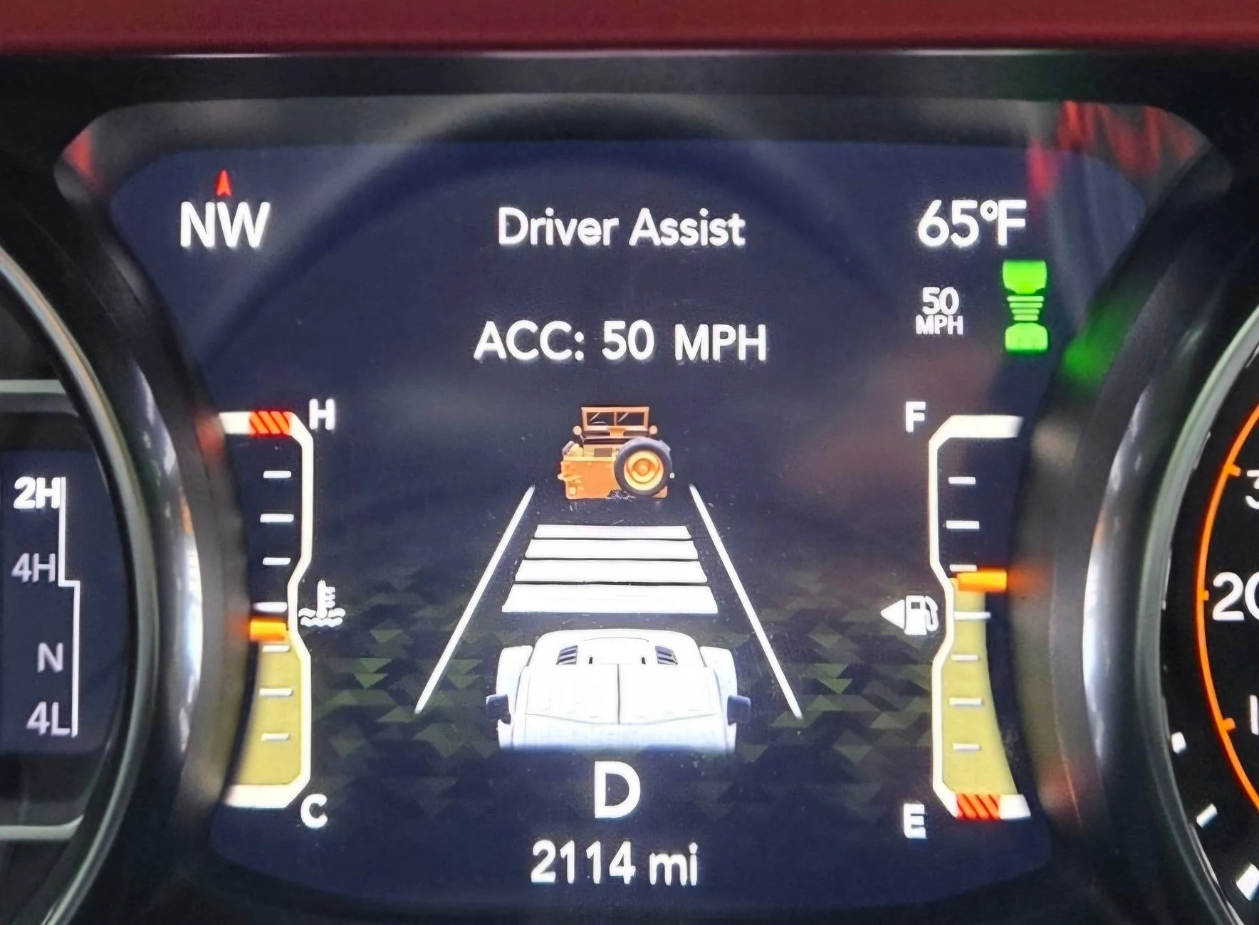 Jeep Gladiator Adaptive Cruise Control (ACC) with Stop: Post-Factory Installation 1000036479