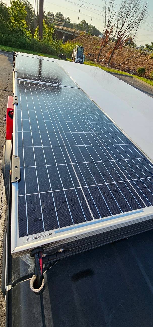 Jeep Gladiator Getting ready to start the install on a solar system on top of my hard top RTT. solar on RTT