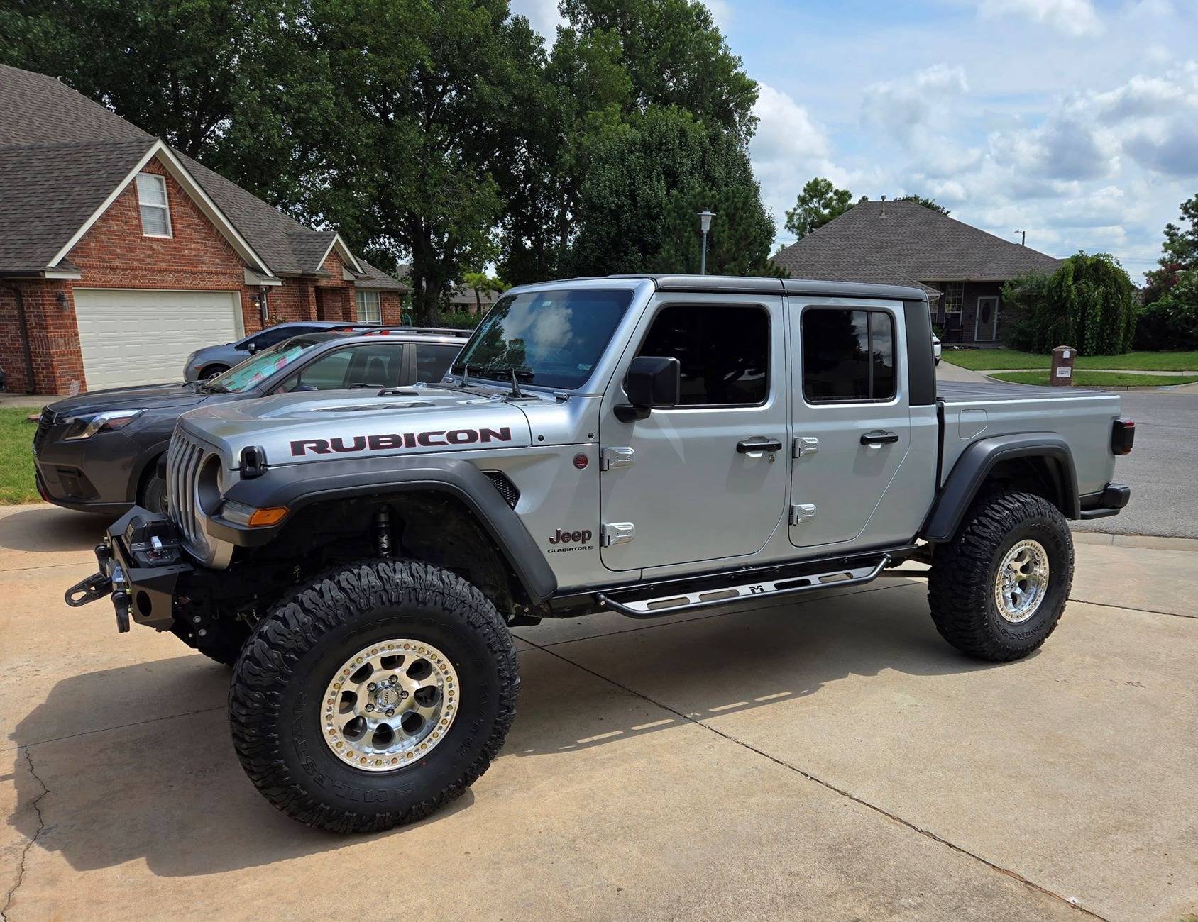 Jeep Gladiator Bed Mounted 38" Spare Tire Straps 20240831_135805Sm