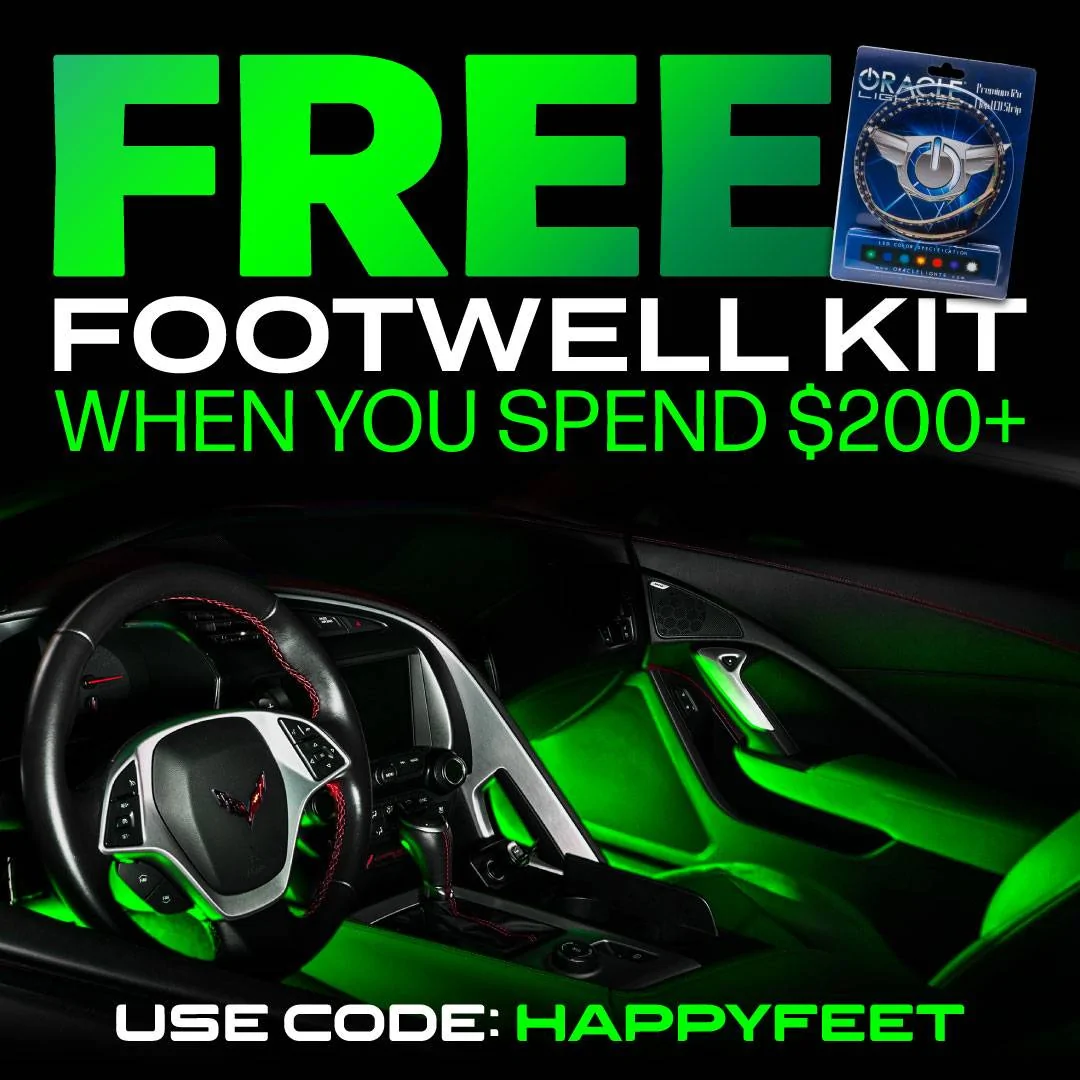 Jeep Gladiator Free ORACLE Lighting Footwell Kit!!   DETAILS INSIDE footwell-promo-social