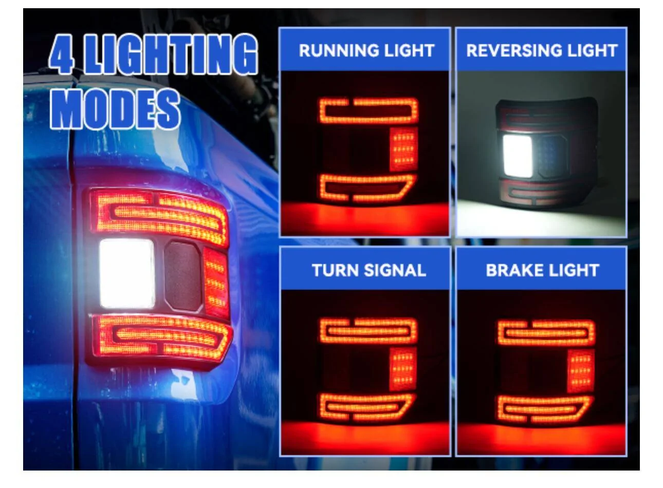 Jeep Gladiator Suparee flat tail lights. 1725807488266-zm
