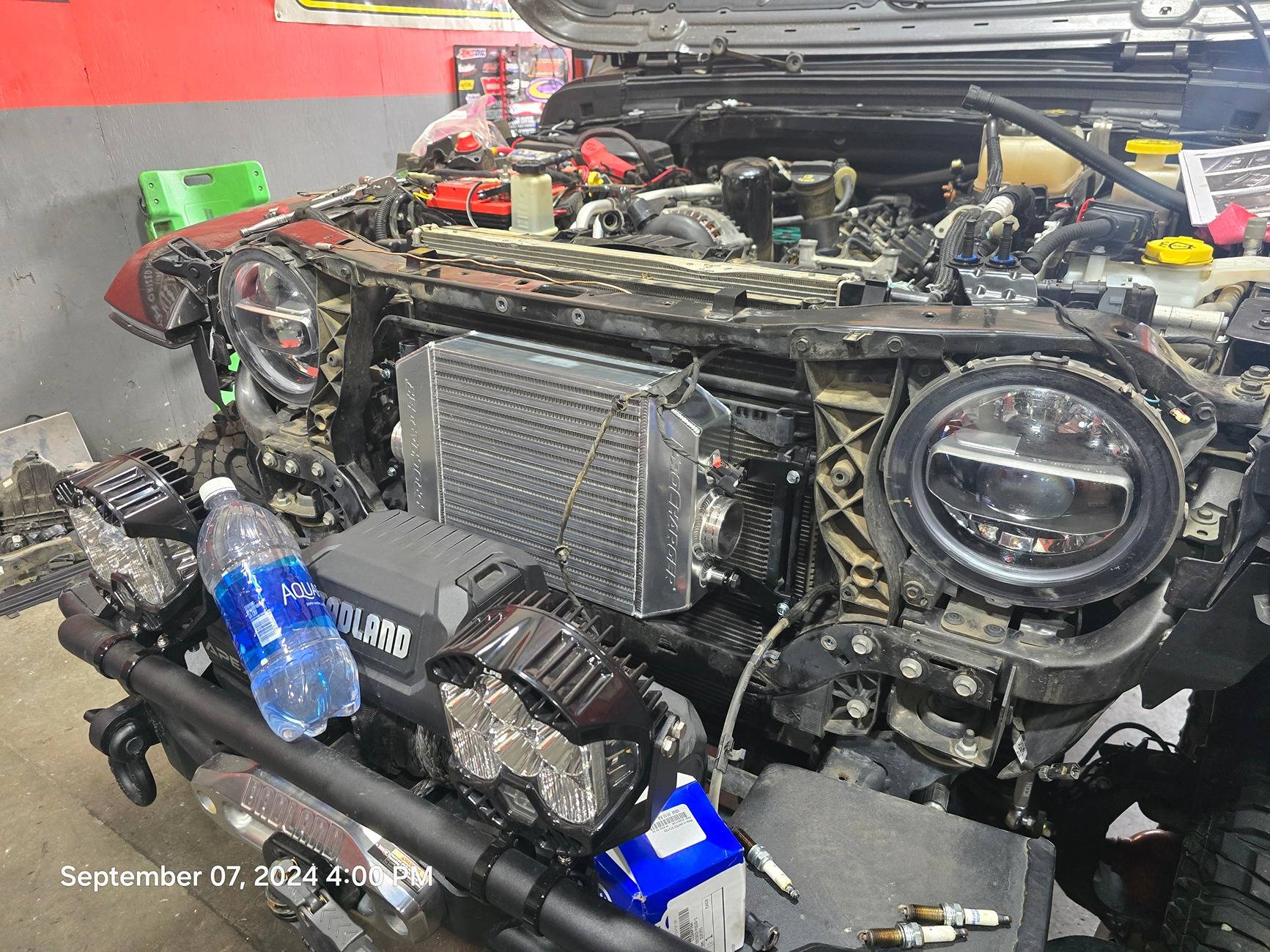 Jeep Gladiator ProCharger Supercharger Kit Installation & First Start-Up on 2021 Gladiator Rubicon 20240907_160006