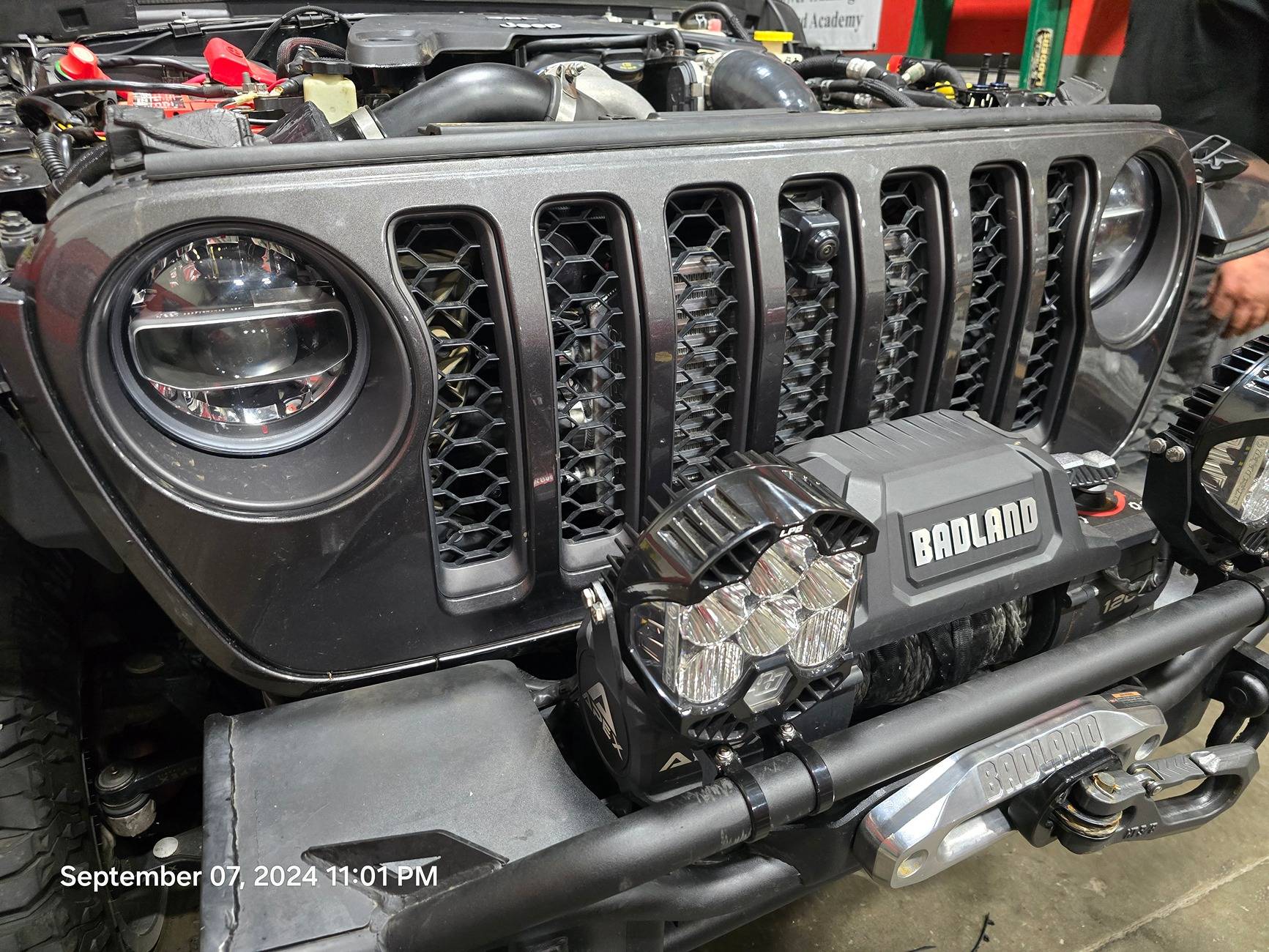 Jeep Gladiator ProCharger Supercharger Kit Installation & First Start-Up on 2021 Gladiator Rubicon 20240907_230145