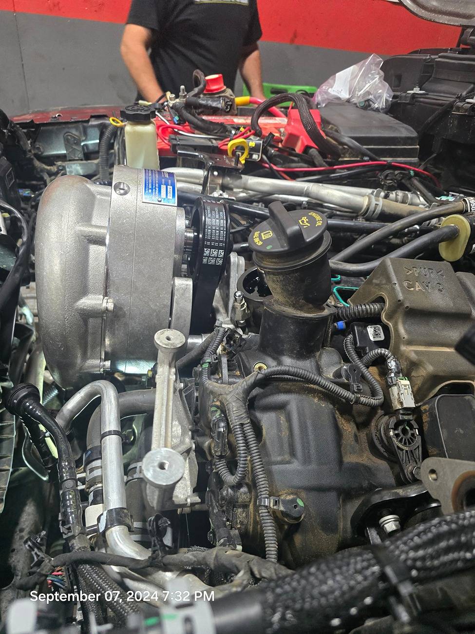 Jeep Gladiator ProCharger Supercharger Kit Installation & First Start-Up on 2021 Gladiator Rubicon 20240907_193253