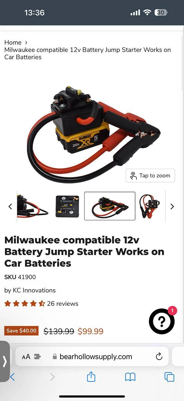 Jeep Gladiator Best portable jump starter IMG_8726