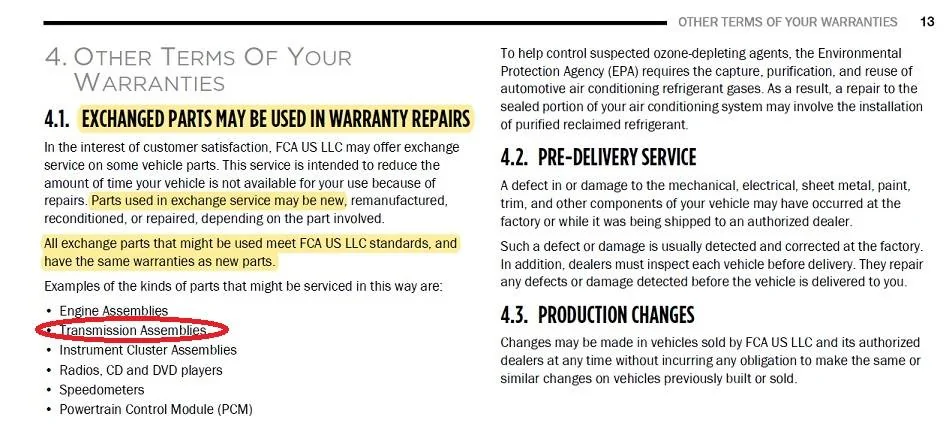 Jeep Gladiator New tranny at 45,000 miles. Wtf🙈 warranty