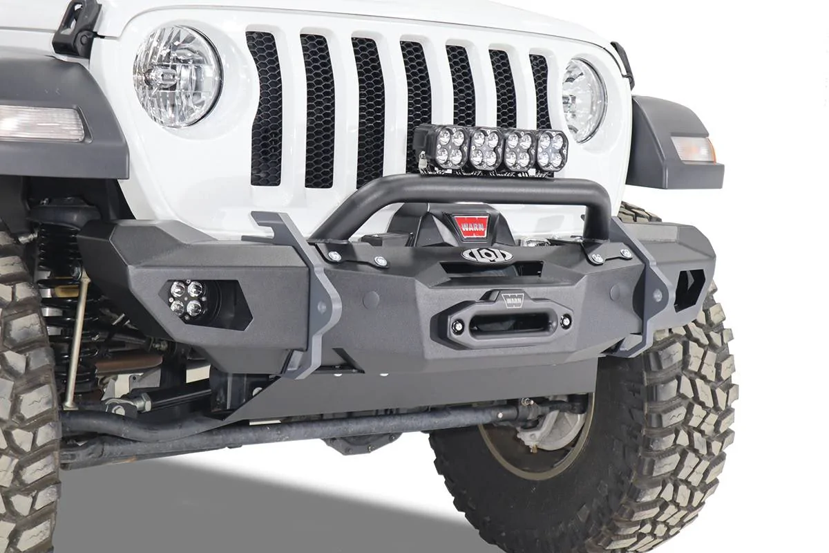 Jeep Gladiator JK/JL/JT Black-O.P. Shorty Winch Front Bumper JL Black-O.P. Shorty FB-9