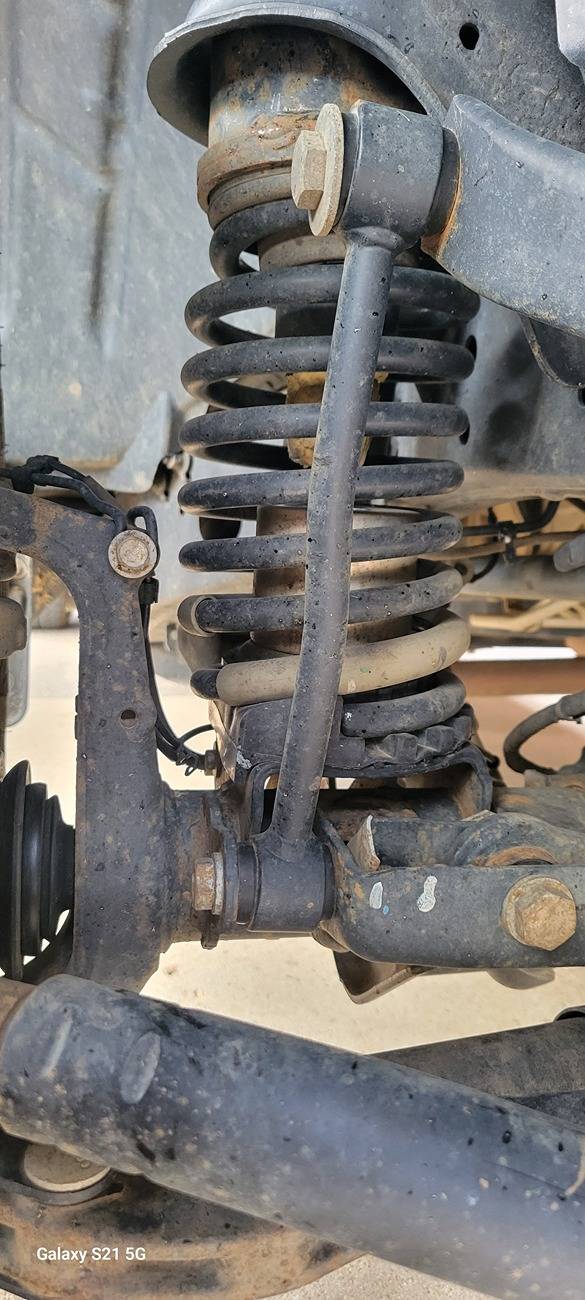Jeep Gladiator Mopar 2" kit Stab link measurements 6