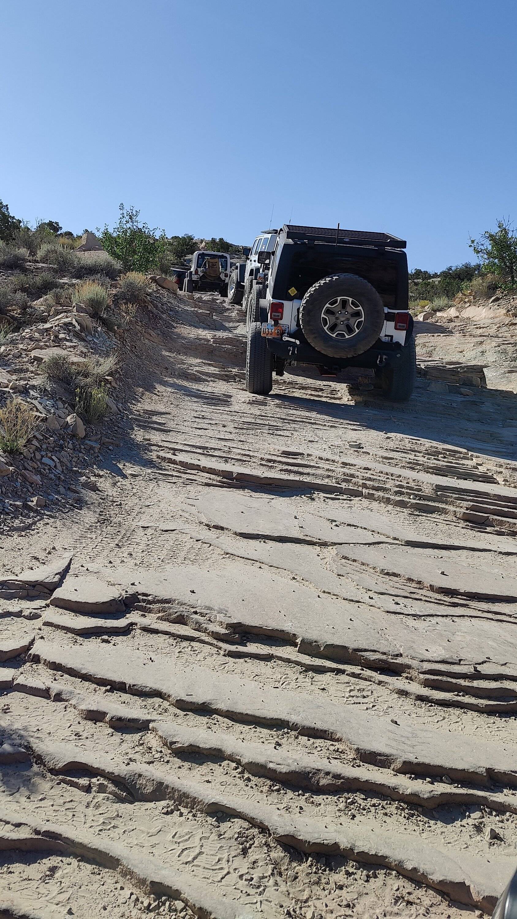 Jeep Gladiator Red Rock 4-Wheelers Trail of the Month September 2024 – 7 Mile Rim 7Ascent2