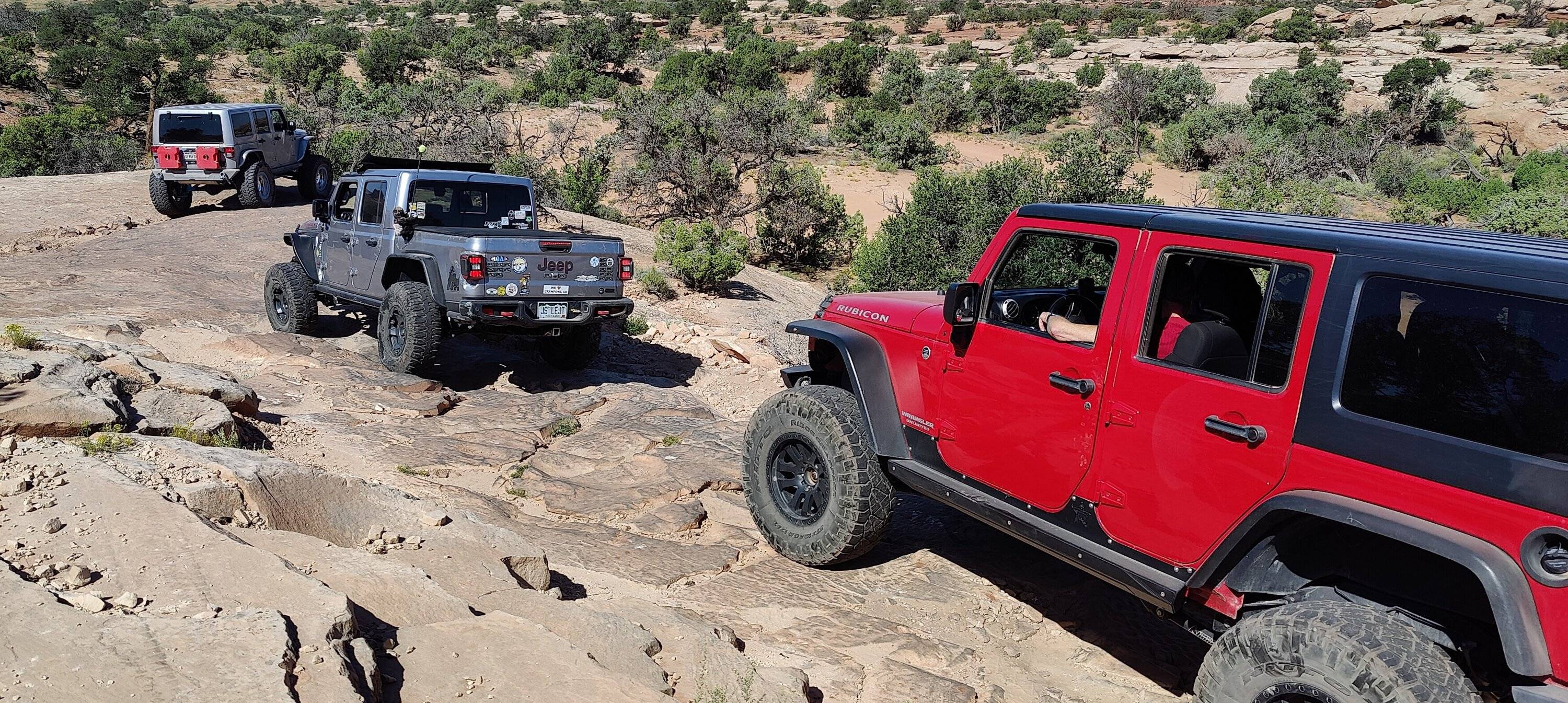 Jeep Gladiator Red Rock 4-Wheelers Trail of the Month September 2024 – 7 Mile Rim 7Uranium1