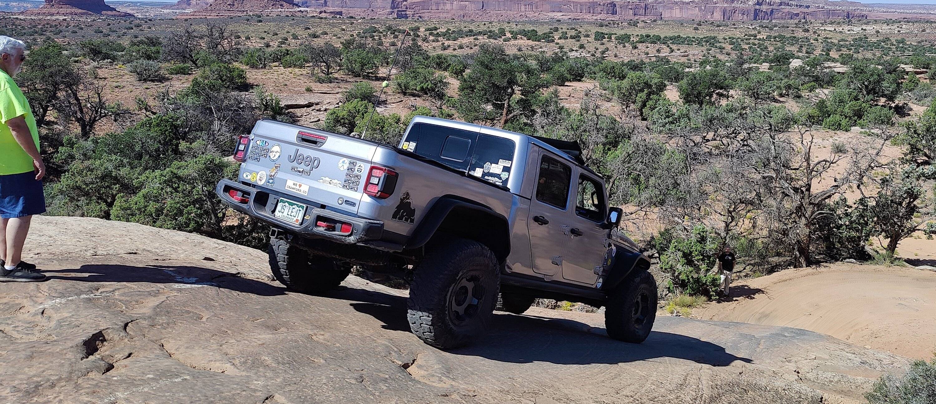 Jeep Gladiator Red Rock 4-Wheelers Trail of the Month September 2024 – 7 Mile Rim 7Uranium2