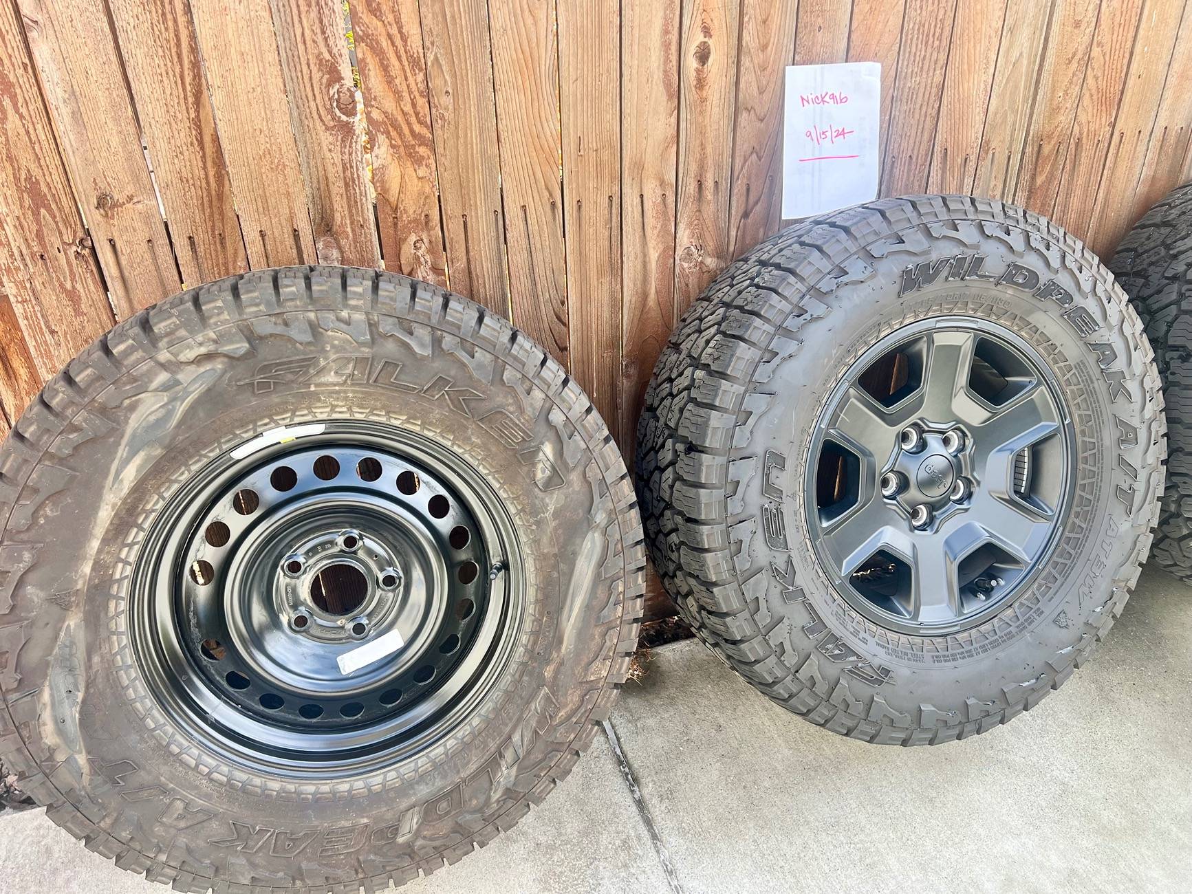 Jeep Gladiator Takeoff Mojave wheels IMG_8261