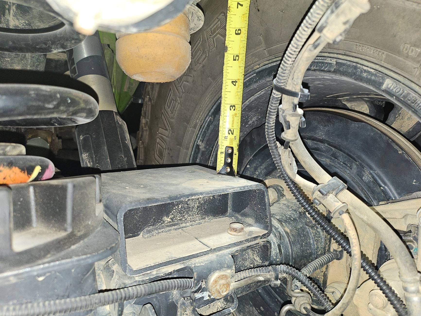 Jeep Gladiator Mopar 2" kit Stab link measurements 20240915_195102