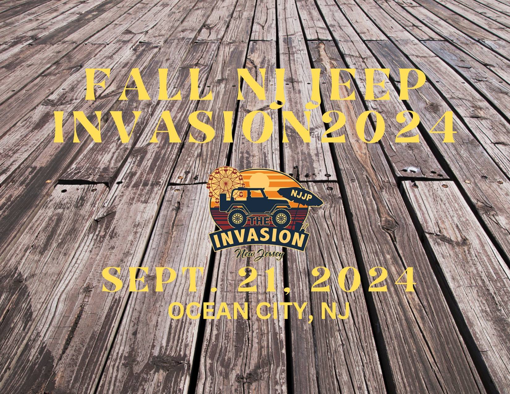 Jeep Gladiator Join Us in Ocean City, NJ for our NJ Fall JP Invasion Light Party Fall_NJ_Jeep_Invasion