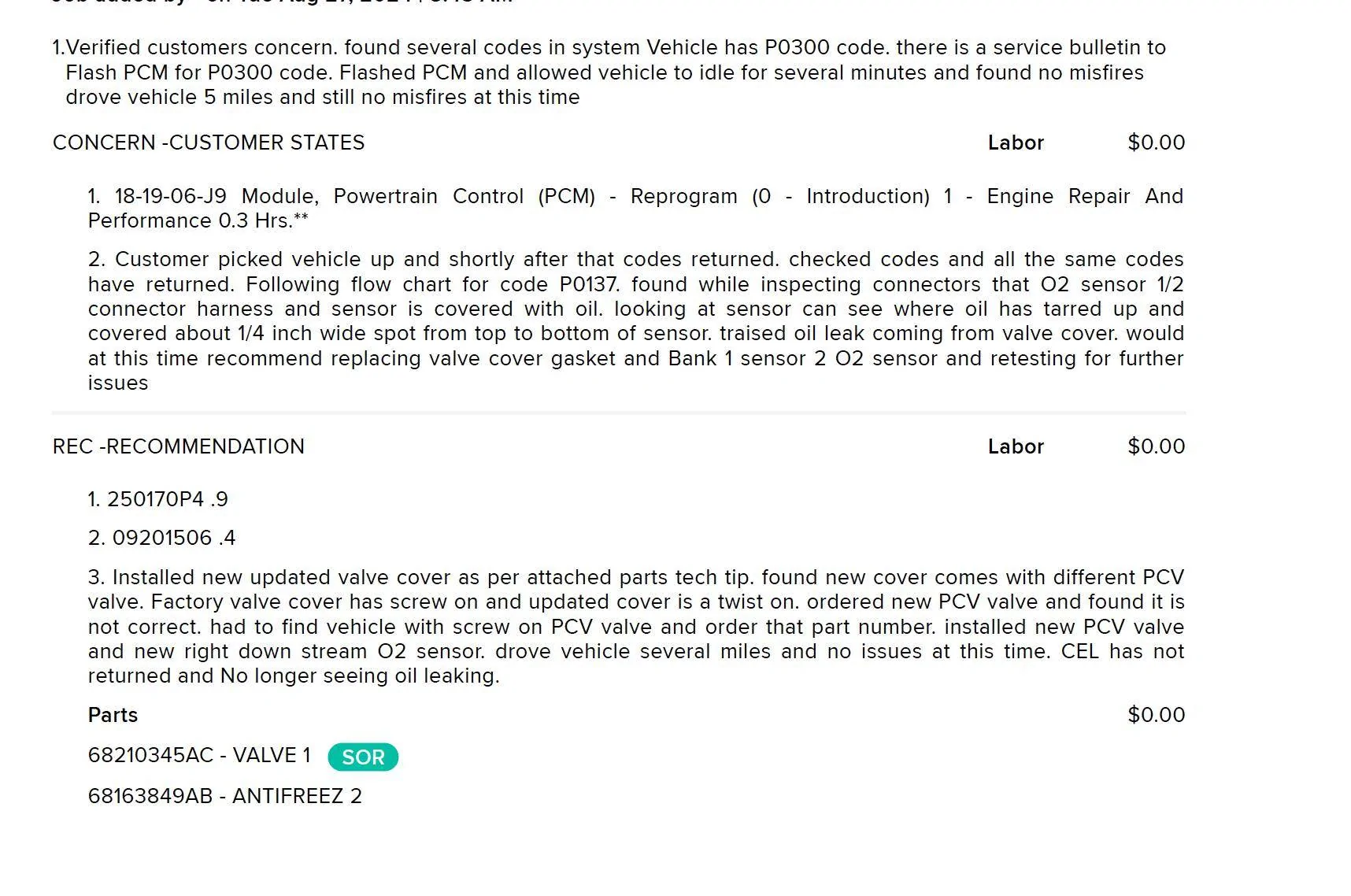 Jeep Gladiator Jeep still at dealership after check engine light Screenshot 2024-09-17 at 9.03.23 AM