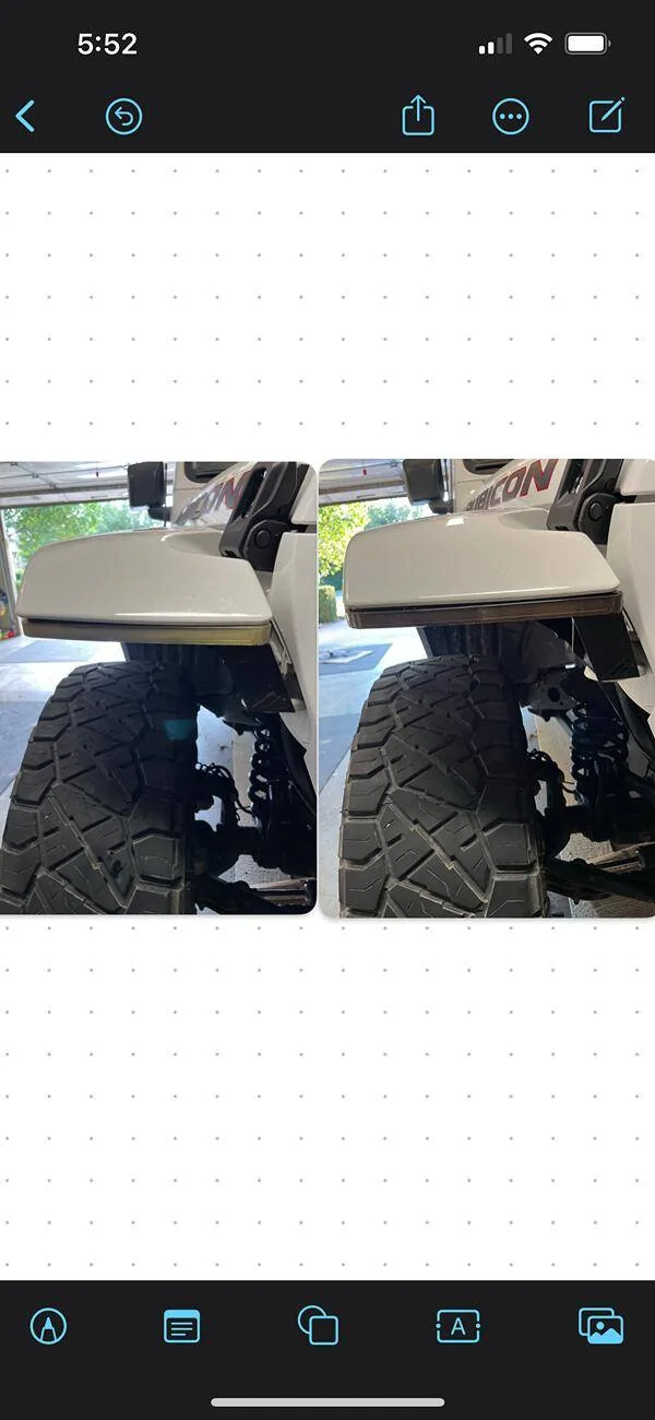 Jeep Gladiator DRL for Rubi fender chop IMG_0194