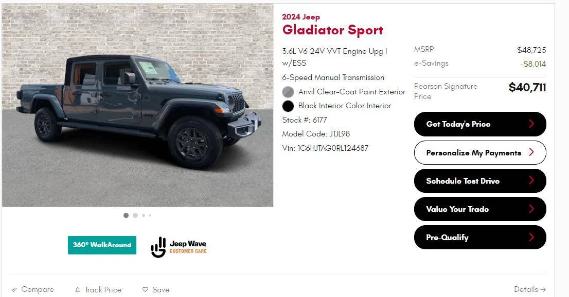 Jeep Gladiator To buy now or wait until end of the year 1726683765376-01