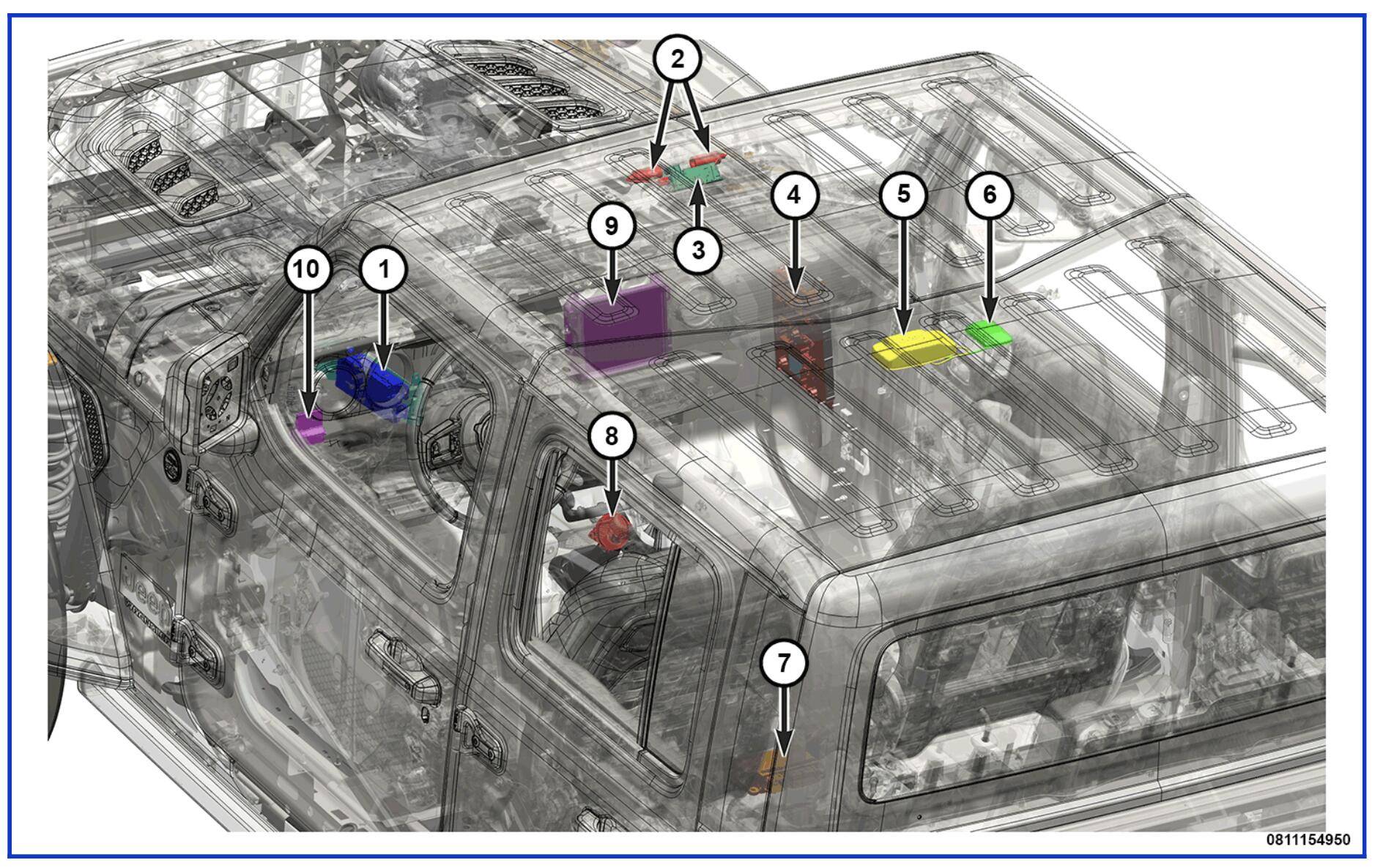 Jeep Gladiator Where is the Telematics box on a 2023 Rubicon? Screen Shot 2024-09-18 at 4.49.31 PM