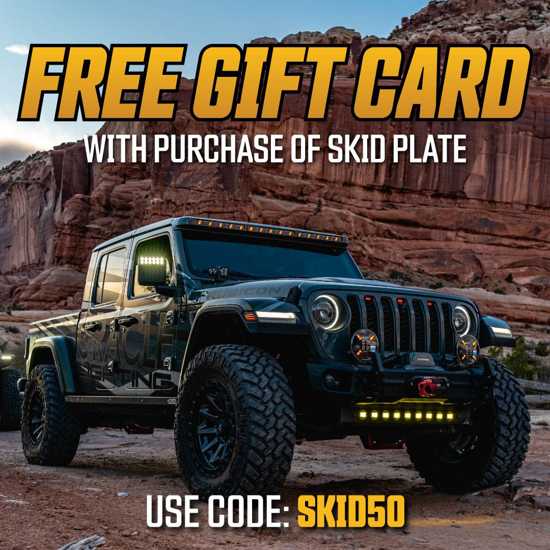 Jeep Gladiator Free Gift Card with Skid Plate Purchase targetedpromo-jeepsocial