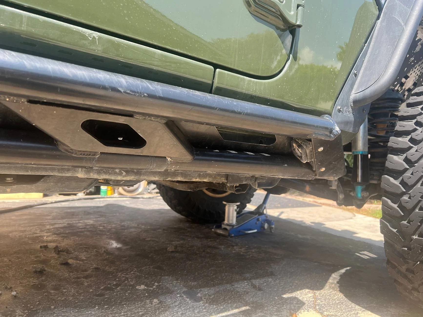 Jeep Gladiator Evo frame mount rock sliders IMG_0743