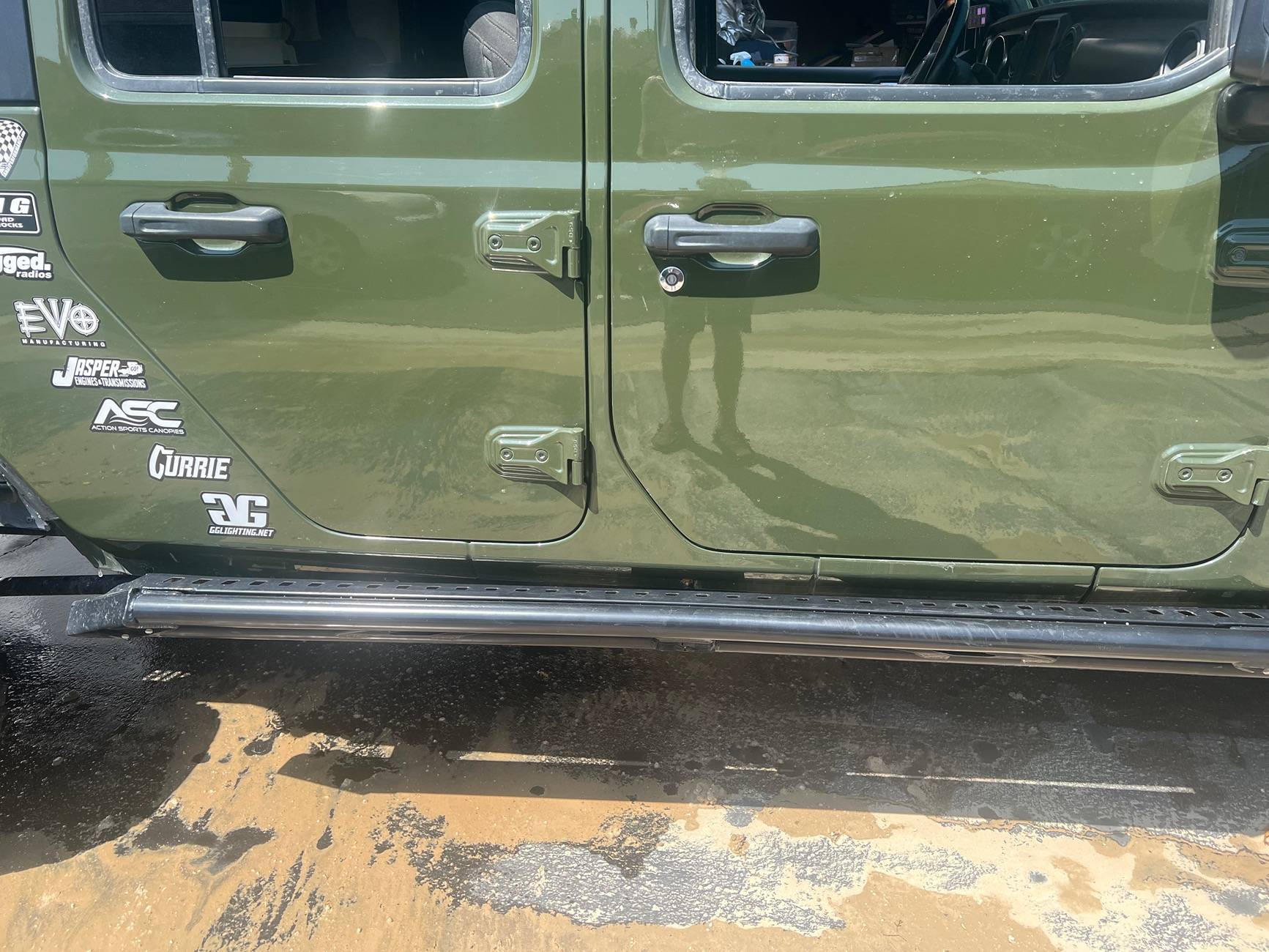 Jeep Gladiator Evo frame mount rock sliders IMG_0740