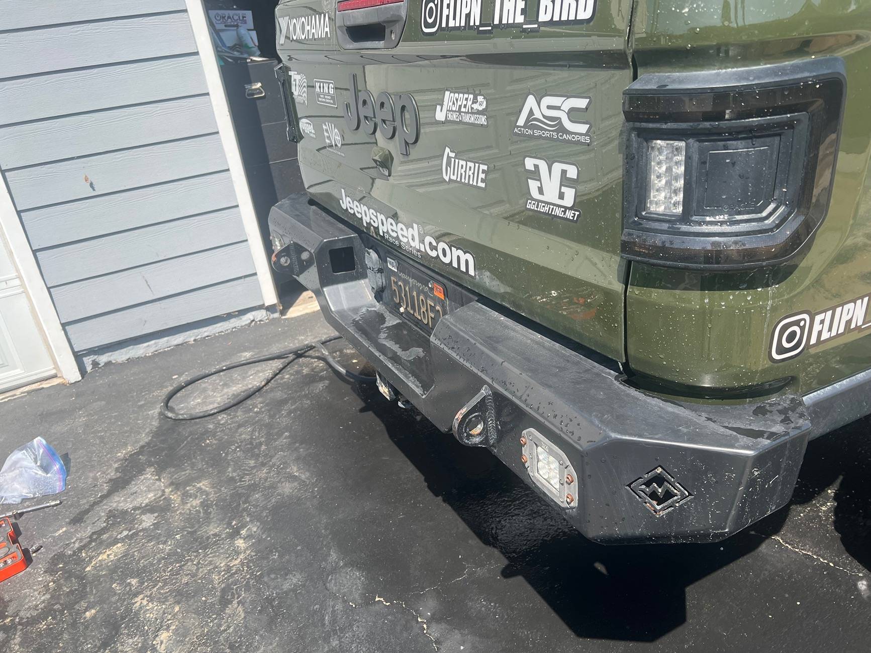 Jeep Gladiator Excessive industries rear bumper IMG_0737