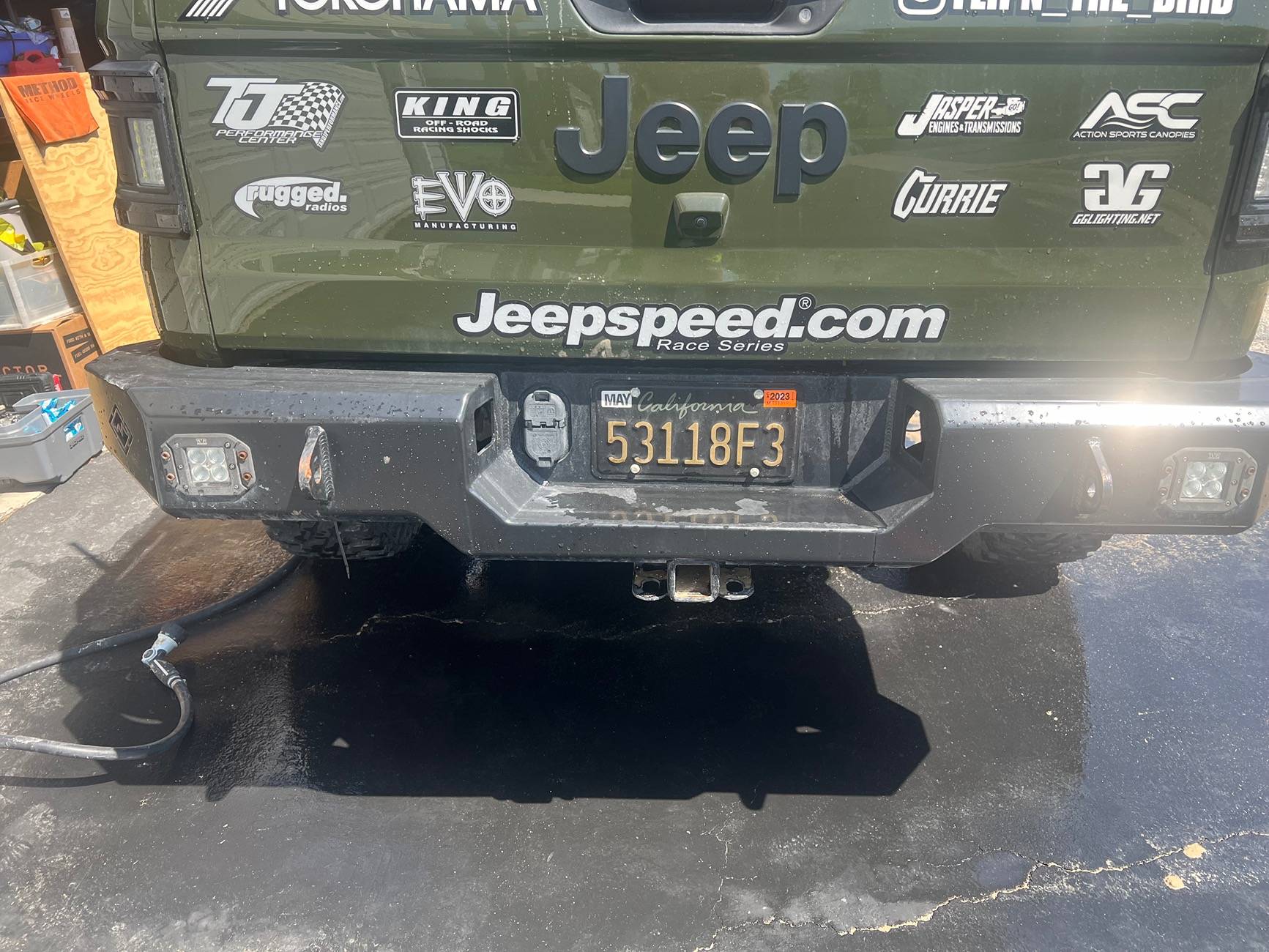 Jeep Gladiator Excessive industries rear bumper IMG_0736