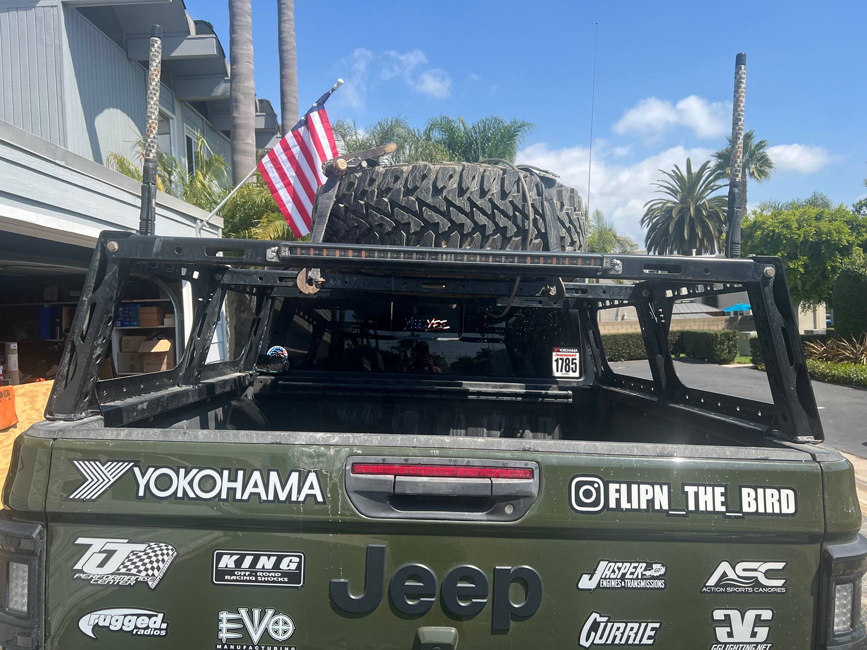 Jeep Gladiator Evo bed rack mid height IMG_0755