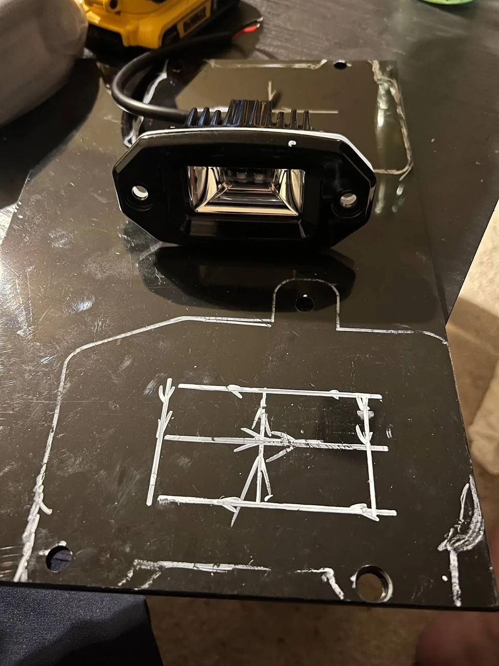 Jeep Gladiator Flush mount lights rear bumper IMG_6826
