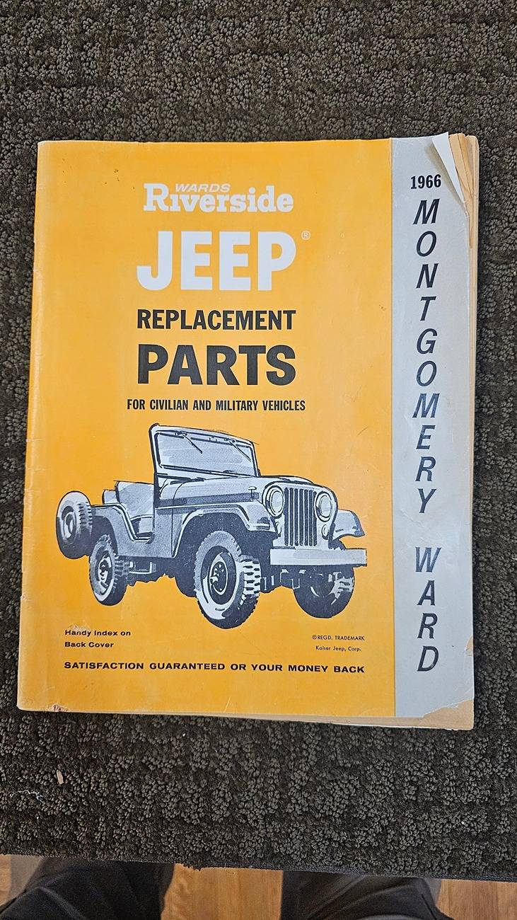 Jeep Gladiator 1966 Montgomery Ward Jeep Catalog. 20240925_141819