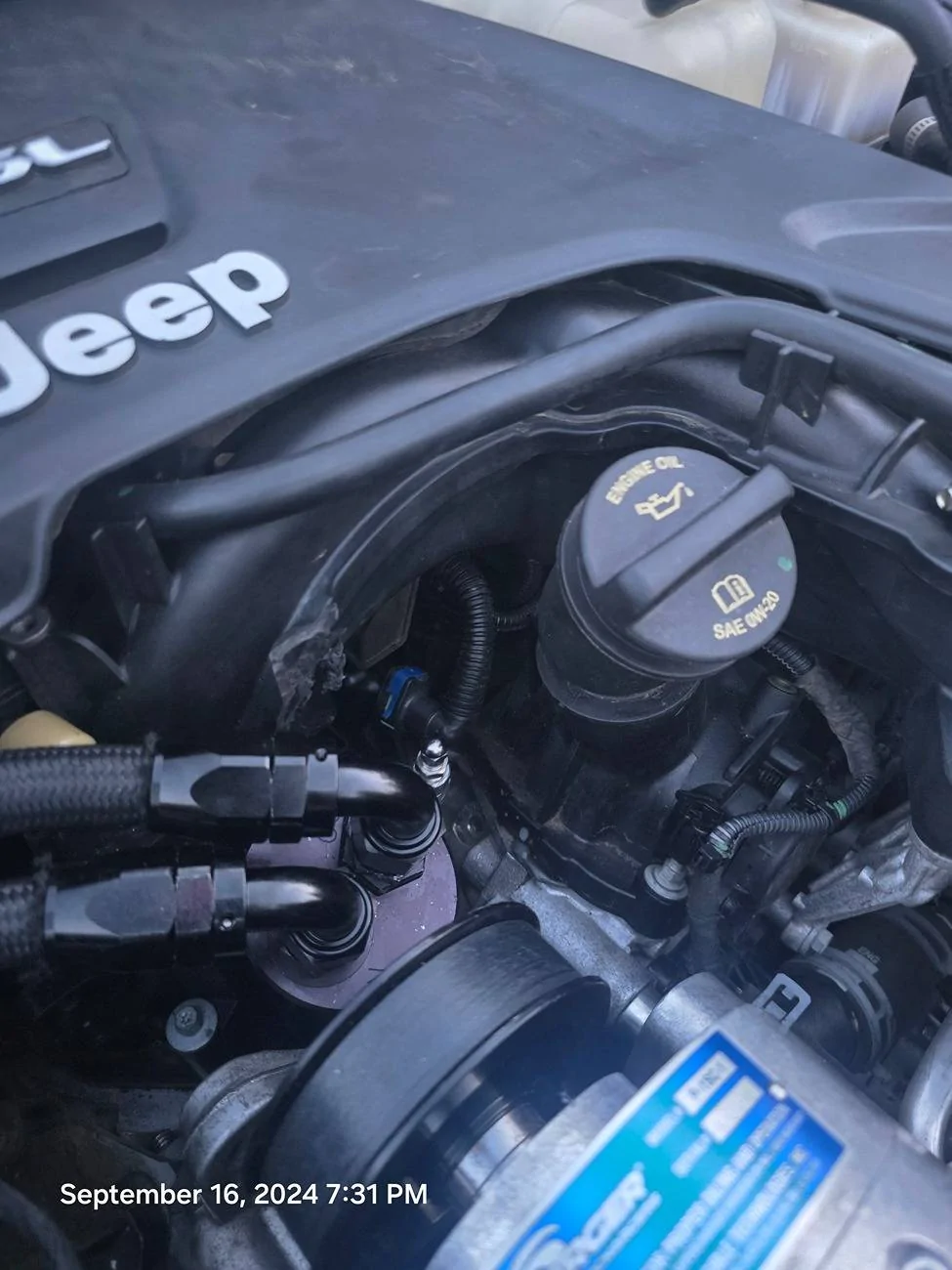 Jeep Gladiator ProCharger Supercharger Kit Installation & First Start-Up on 2021 Gladiator Rubicon 20240916_193158