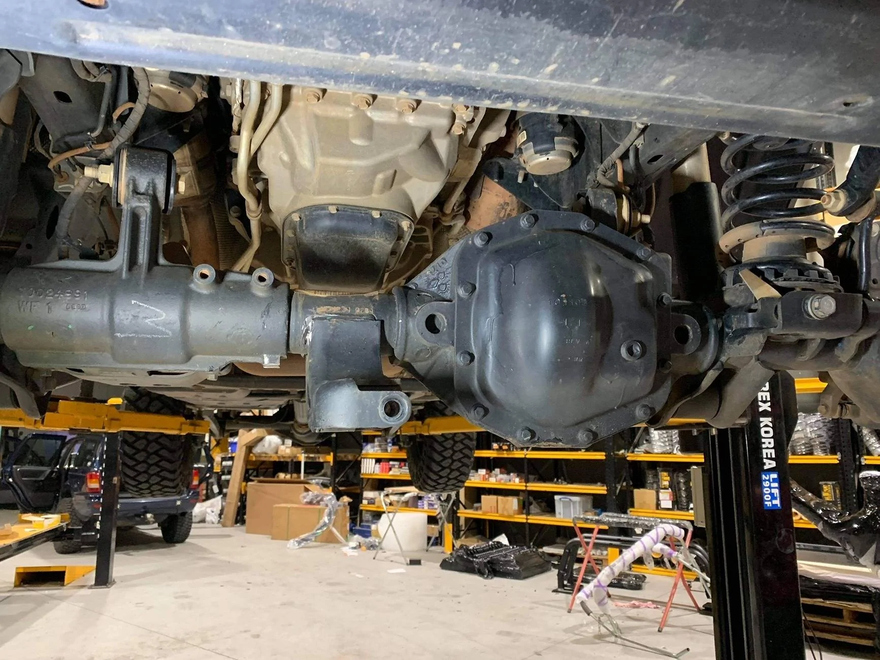 Jeep Gladiator Australian Spec (right hand drive) relocation of steering stabiliser/Damper Stabiliser 4