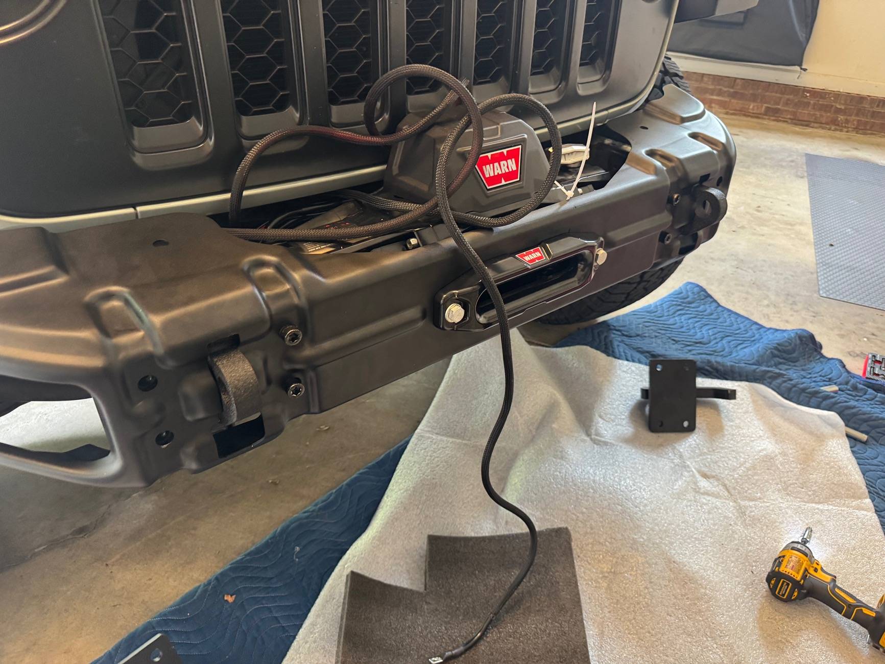 Jeep Gladiator Arcus bumper install IMG_6814