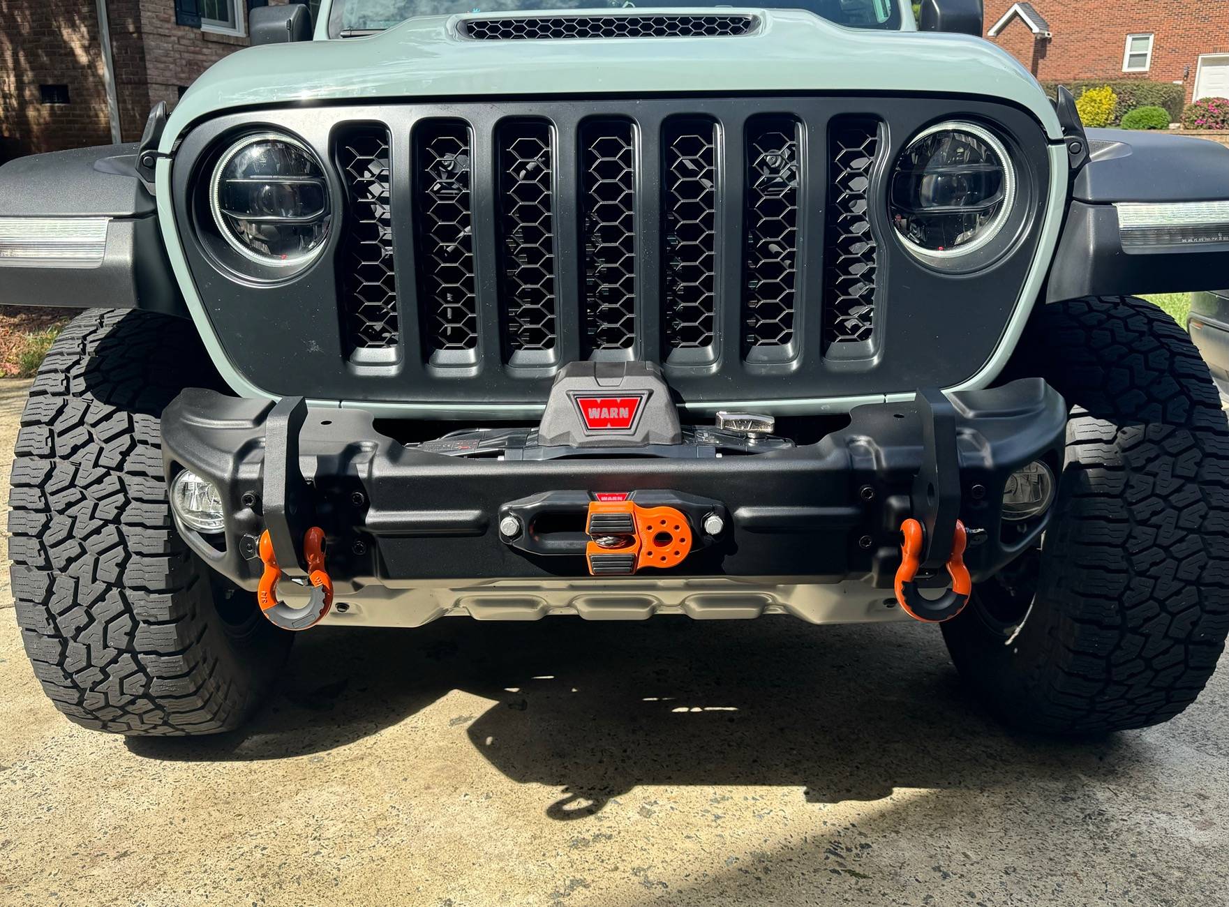 Jeep Gladiator Arcus bumper install IMG_6818