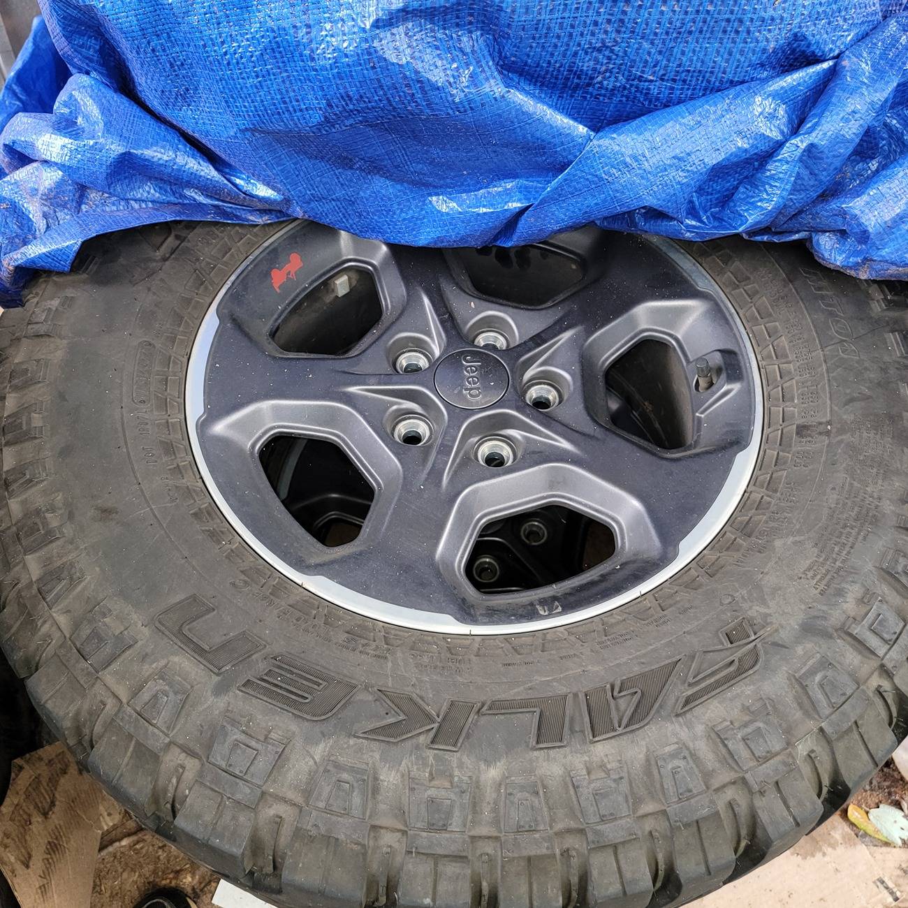 Jeep Gladiator For Sale: 4 2023 RUBICON TIRES WHEELS Falken MT $700 TIRES-1