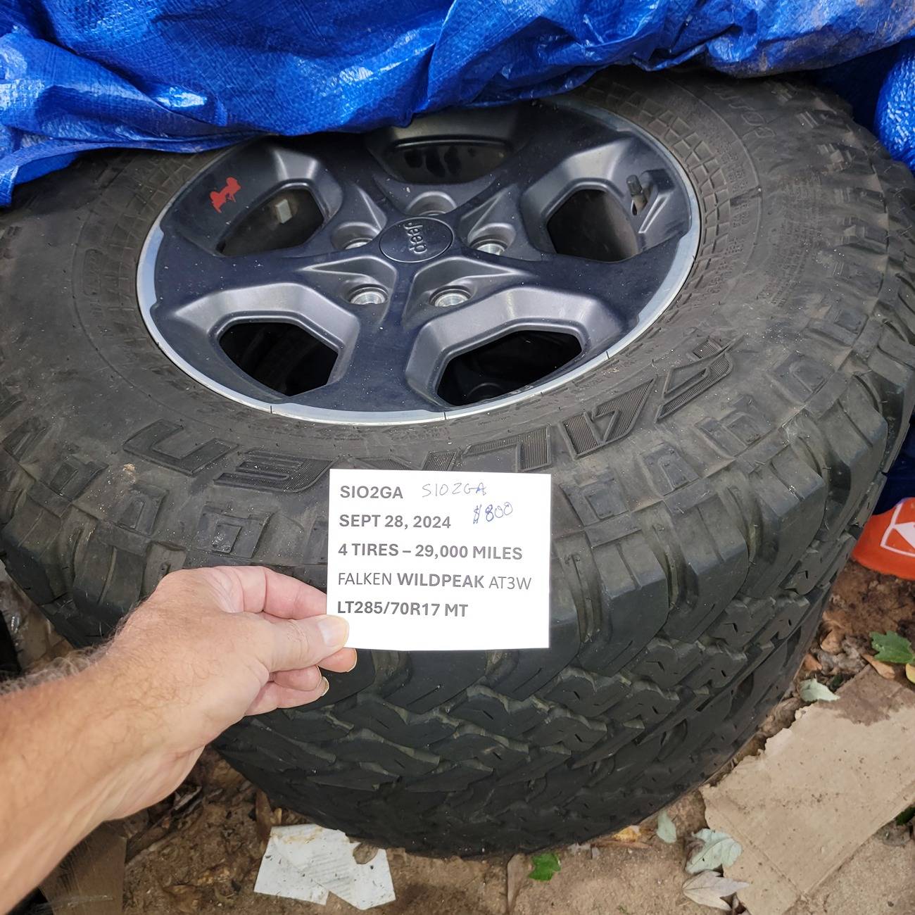 Jeep Gladiator For Sale: 4 2023 RUBICON TIRES WHEELS Falken MT $700 TIRES-2