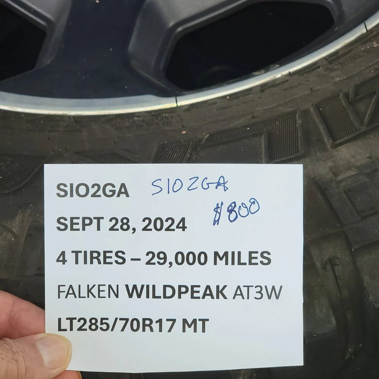 Jeep Gladiator For Sale: 4 2023 RUBICON TIRES WHEELS Falken MT $700 TIRES-5