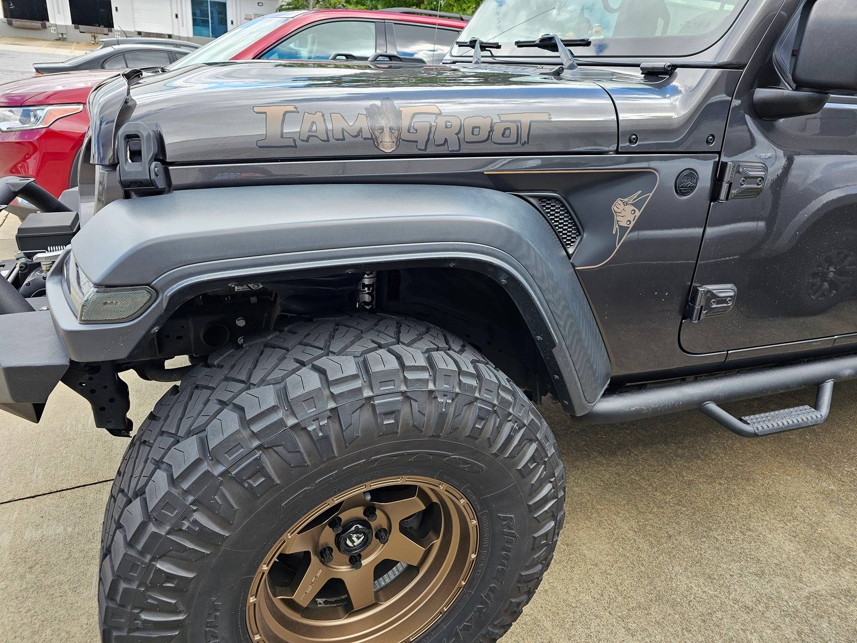 Jeep Gladiator Lame but...name or theme for your Gladiator? Groot