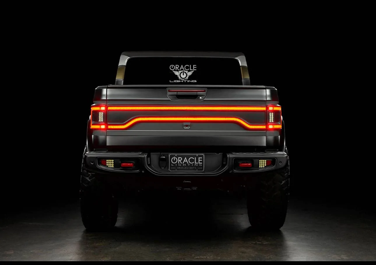 Jeep Gladiator Oracle Racetrack Rear Tailgate Light TINTED IMG_8801